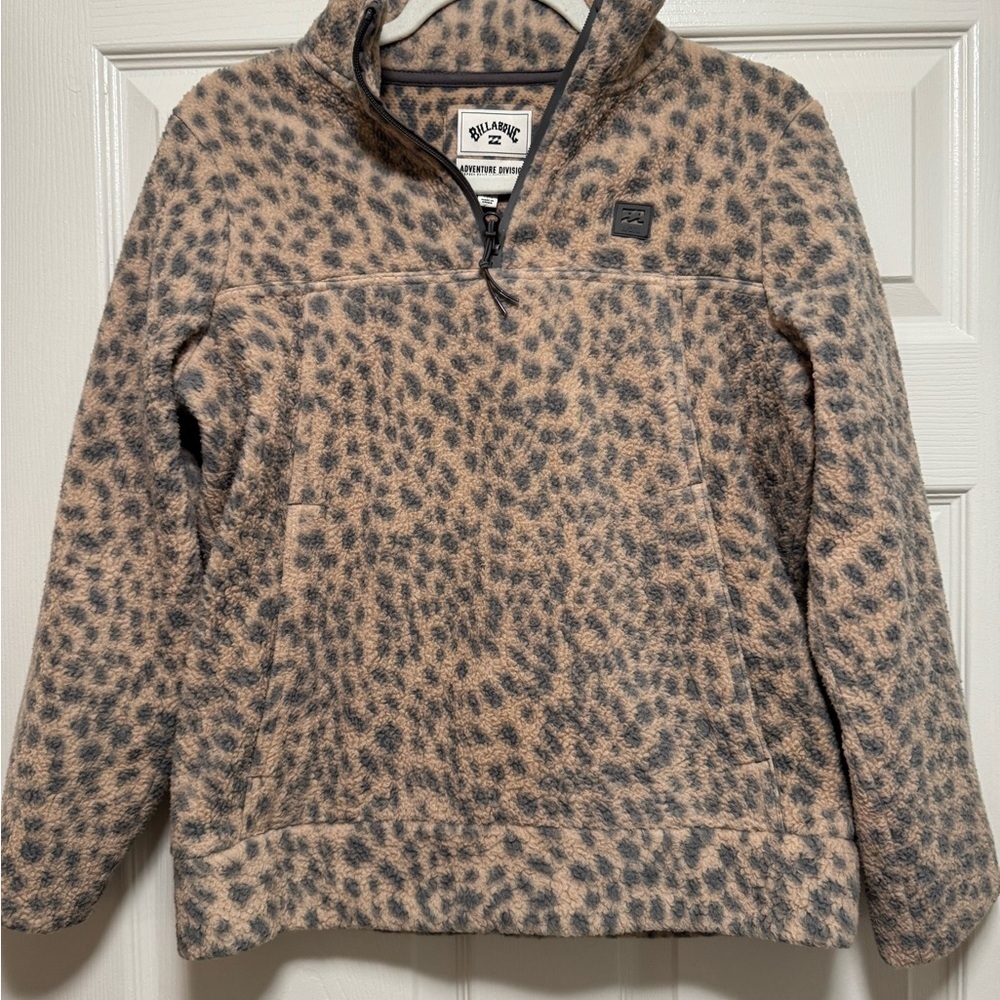 Billabong Women's Adventure Print Half-Zip Fleece Jacket